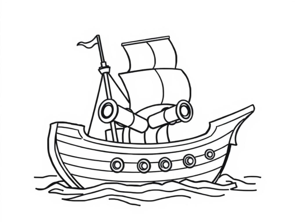 Preview of a ship with canons