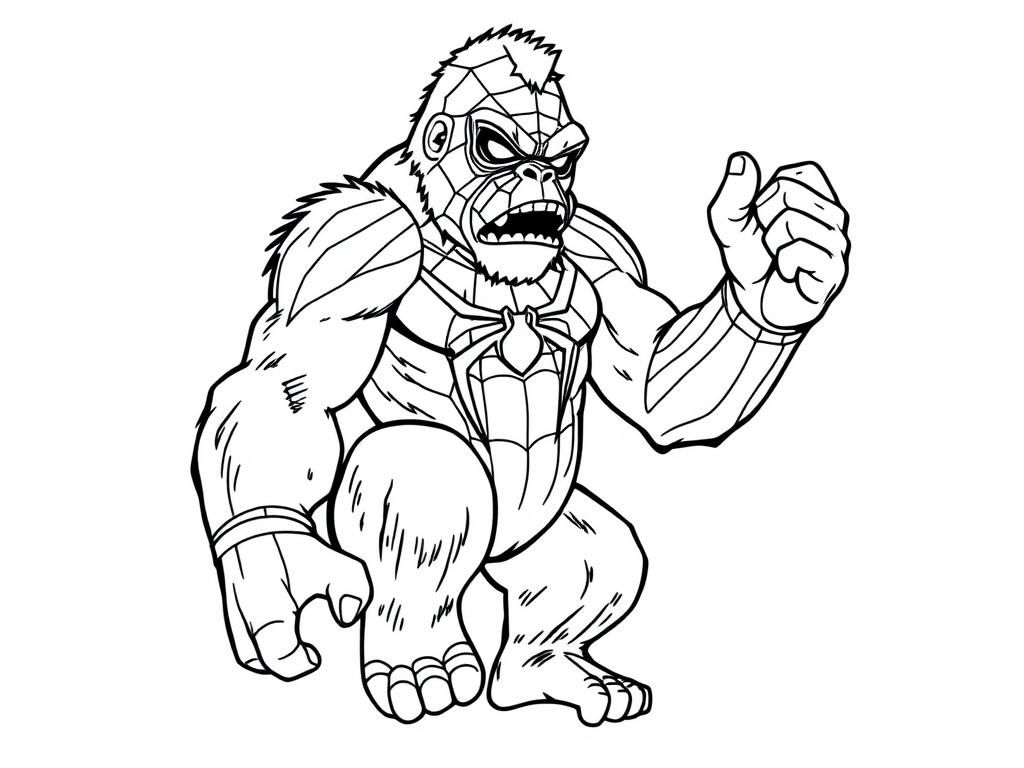 Preview of A Spiderman themed King Kong