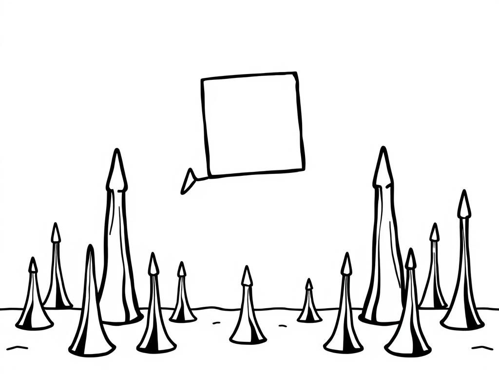 Kite and Rockets Coloring Page