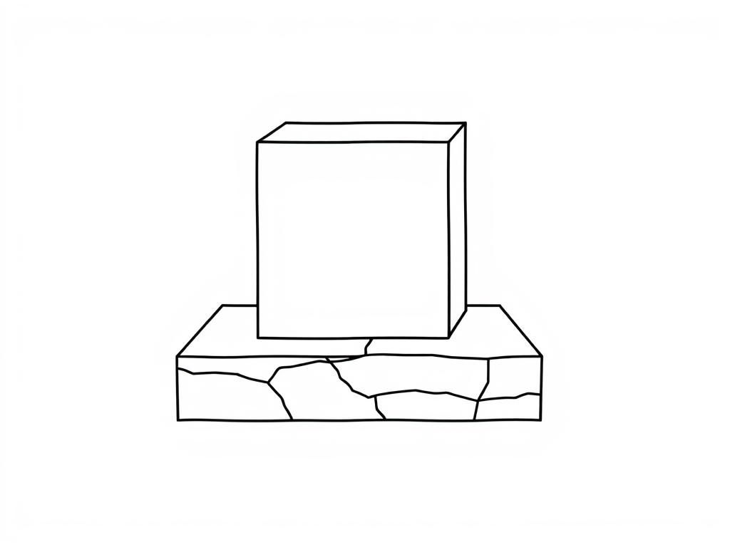 Stone Pedestal Coloring Page