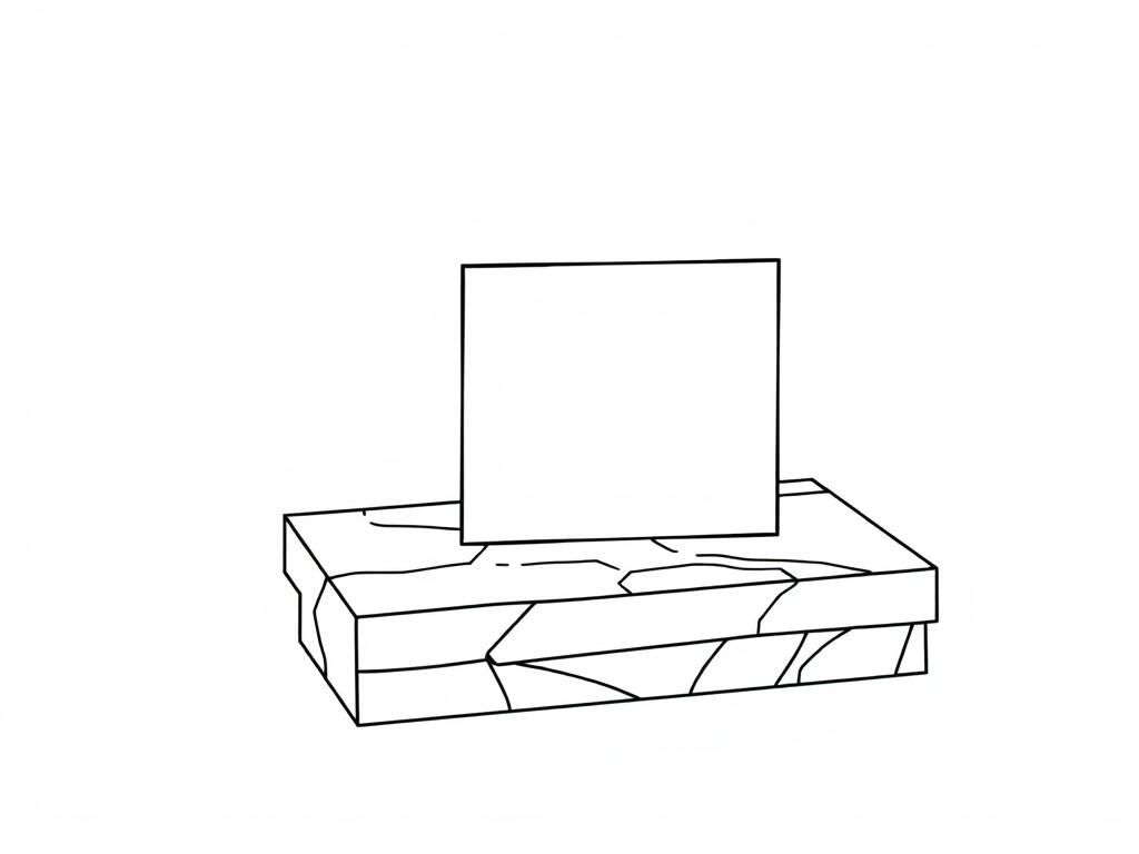 A square sliding on a 2D rectangular platform that is not cracked INSIDE a Ipad