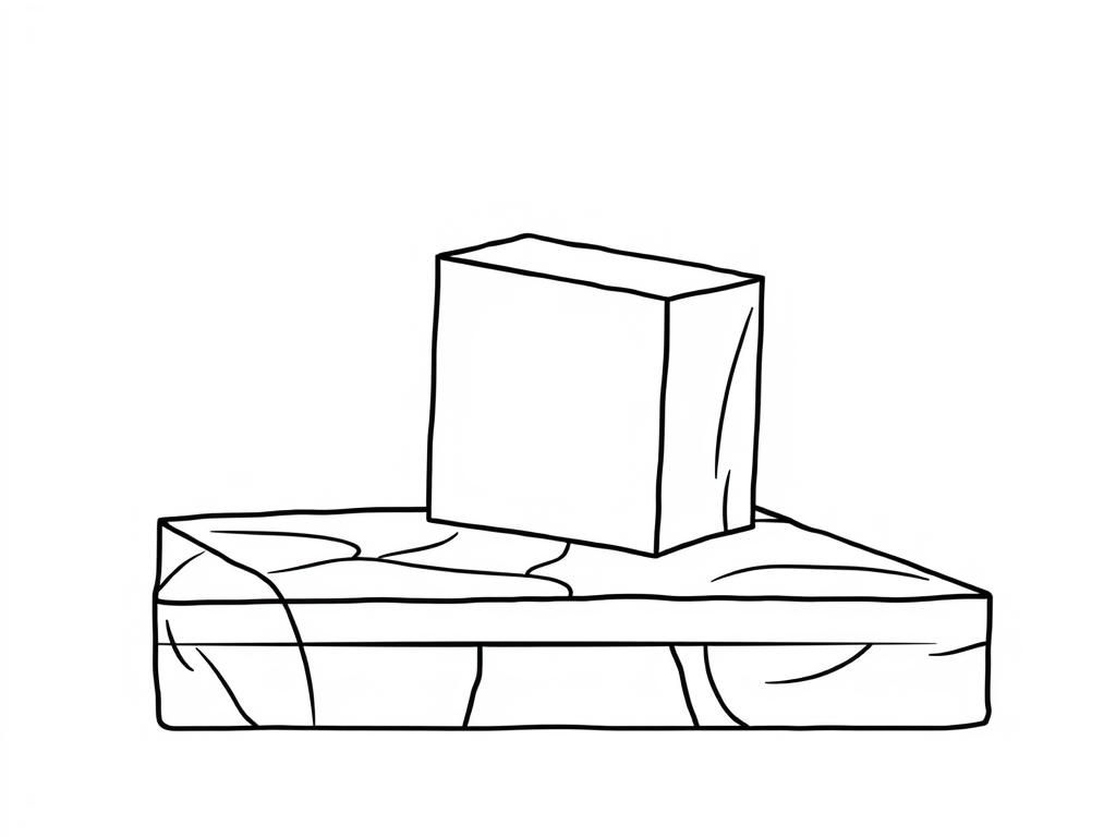 A square sliding on a 2D rectangular platform that is not cracked INSIDE a Ipad