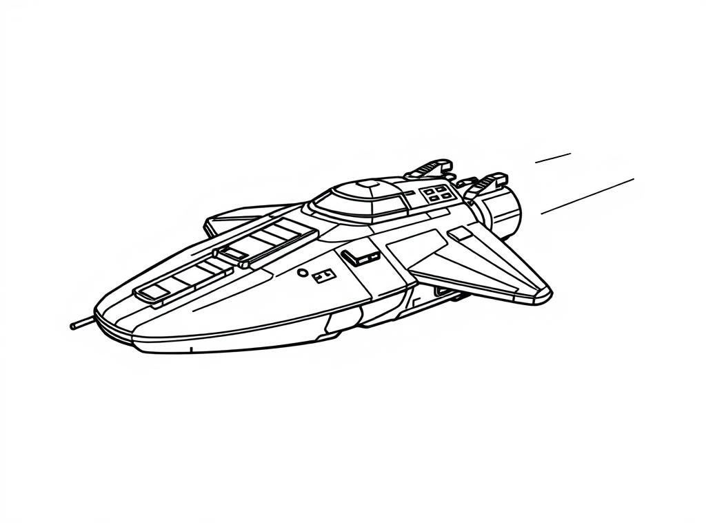 Preview of a star ship
