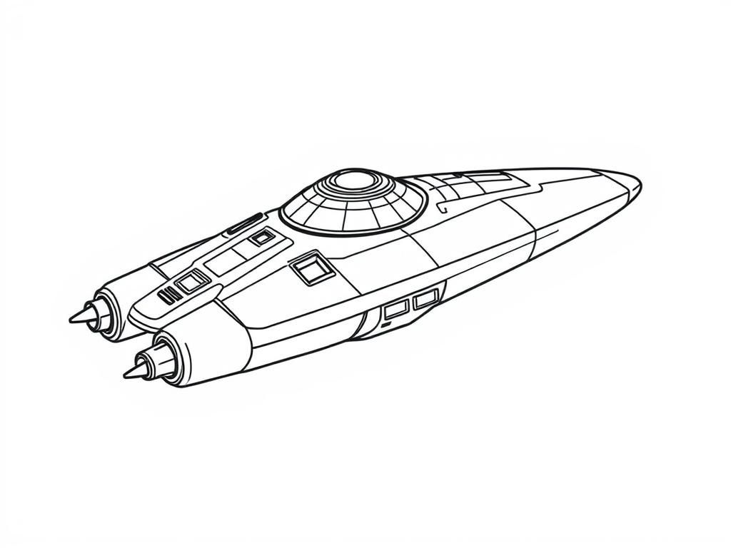 Preview of a star ship