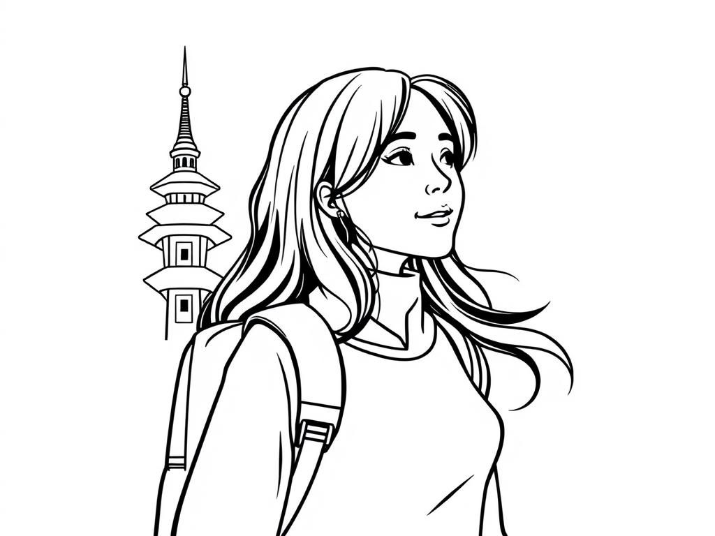 Preview of a taiwanese woman traveling from san francisco to taiwan