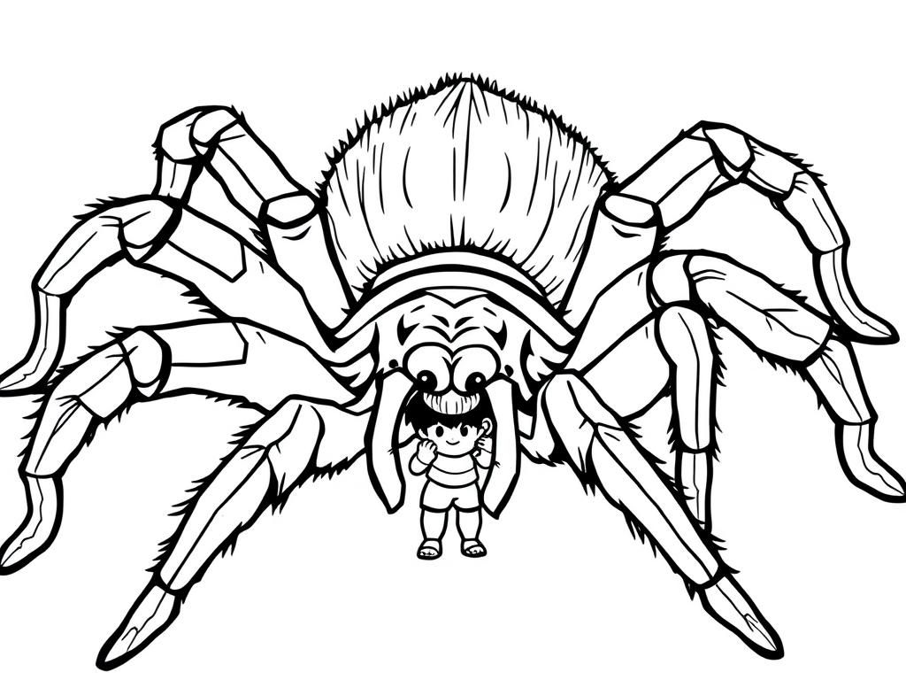 Spider Coloring Page
