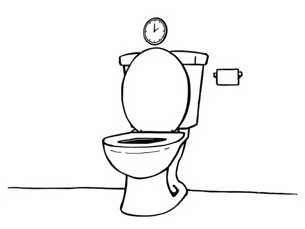 A Time Machine dating a toilet in the toilet