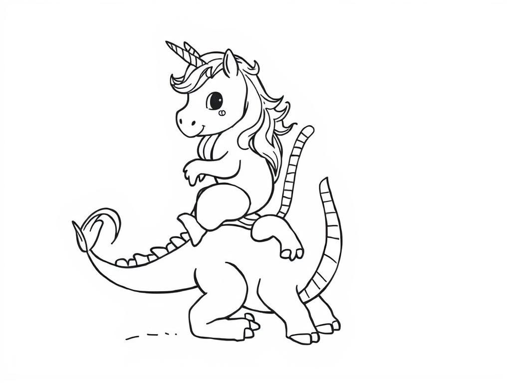 Unicorn Coloring Page
