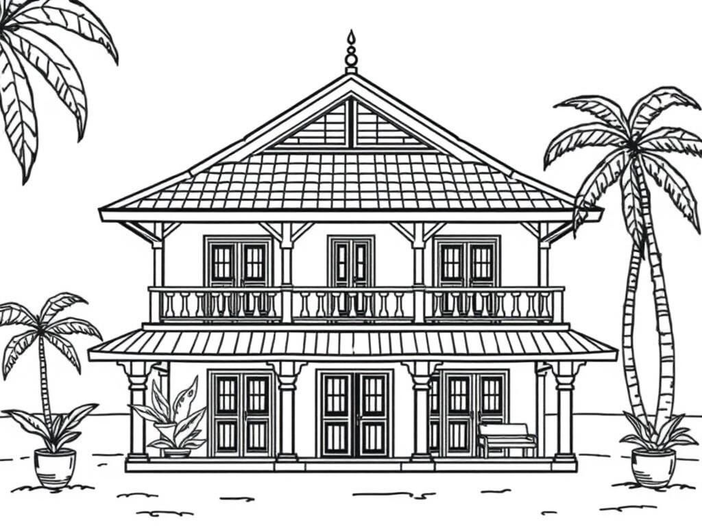 Preview of a traditional  and beautiful Tamil, Chennai beach home by marina beach