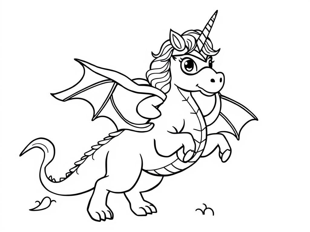 a unicorn superhero with a cape riding a dragon