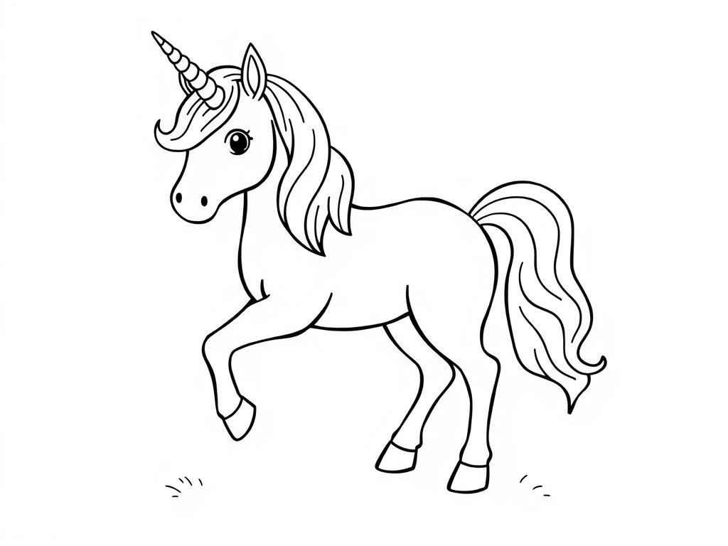 Preview of a unicorn with four legs