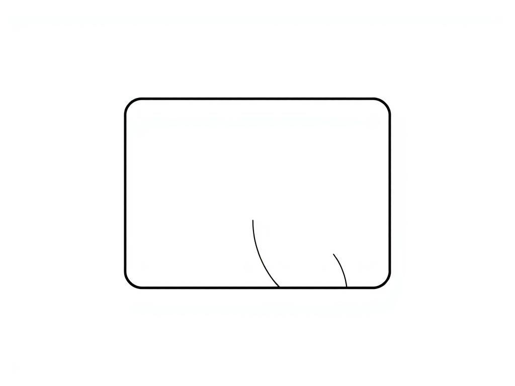 Simple Rectangle Coloring Page for Kids