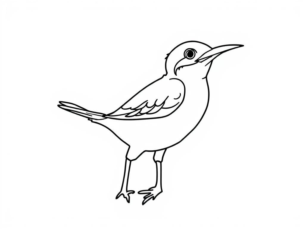 Bird Coloring Page