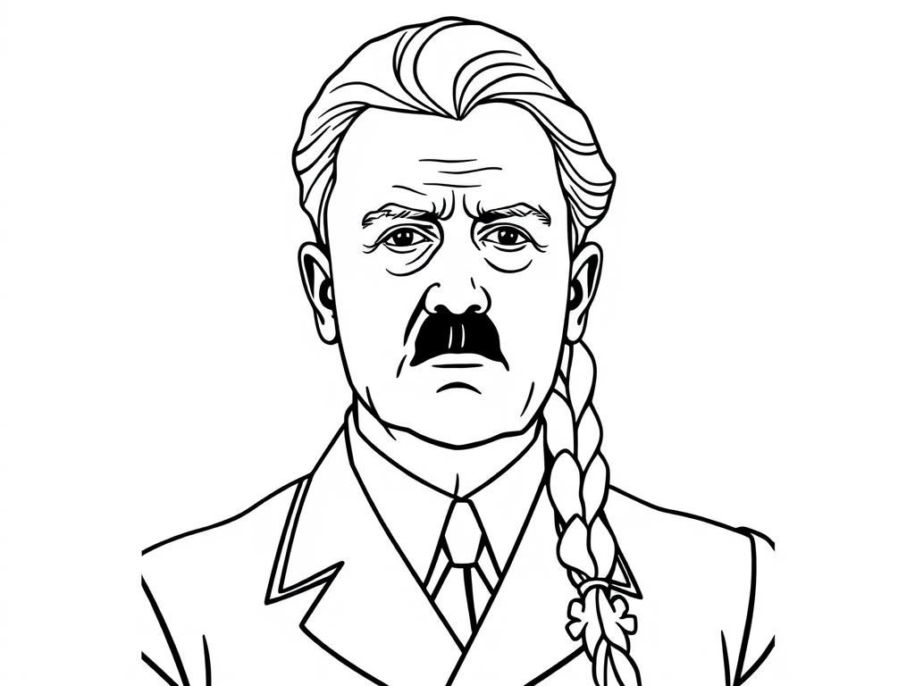 Man in Suit Coloring Page