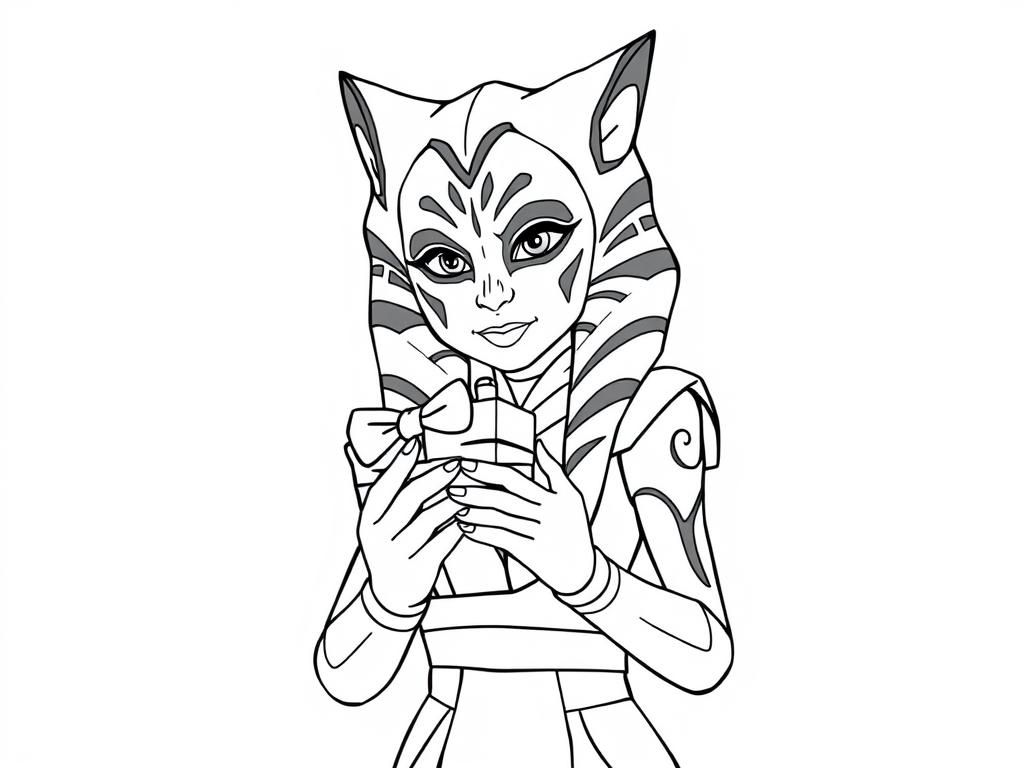 Shaak Ti Star Wars Coloring Page