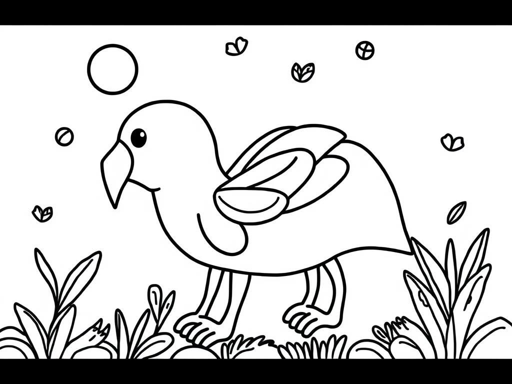 Bird Coloring Page