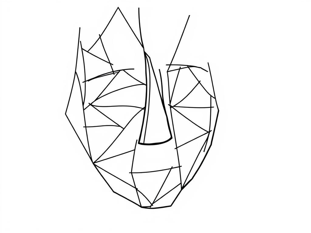 Faces Coloring Page