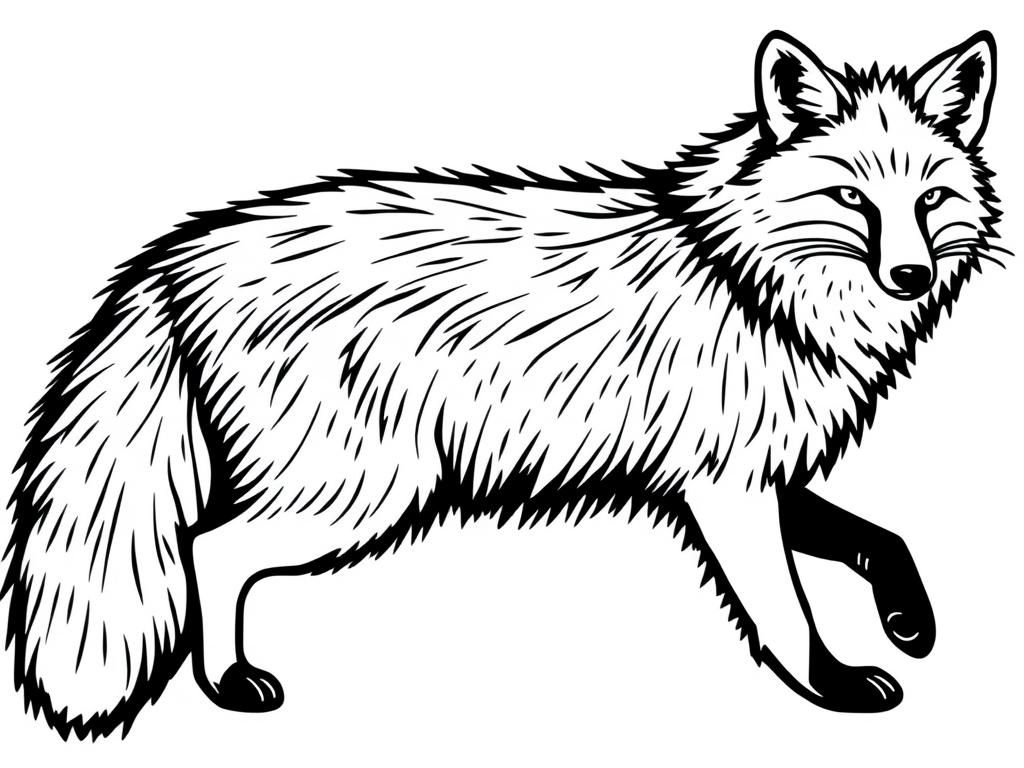 Preview of an impressive pretty fox full fur