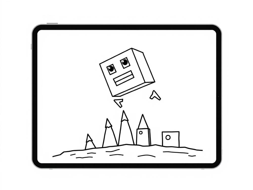 Robot Coloring Page