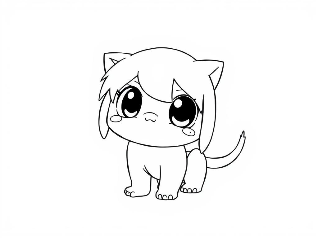 Anime - Free Printable Coloring Page