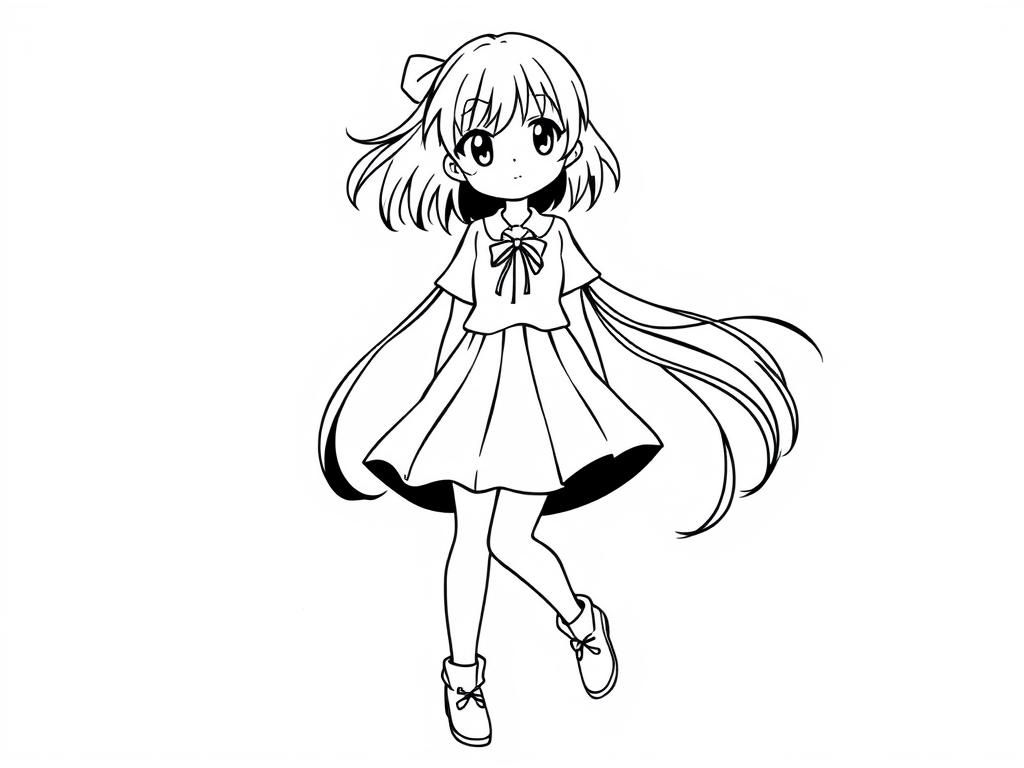 anime girl full body