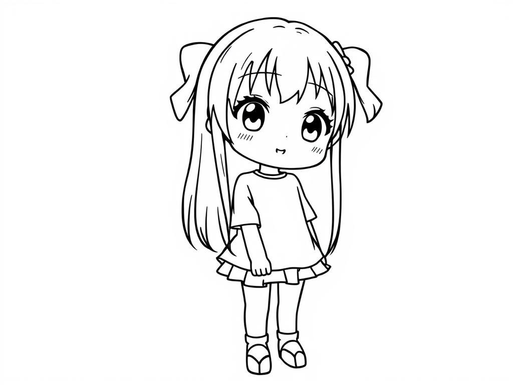 anime girl full body