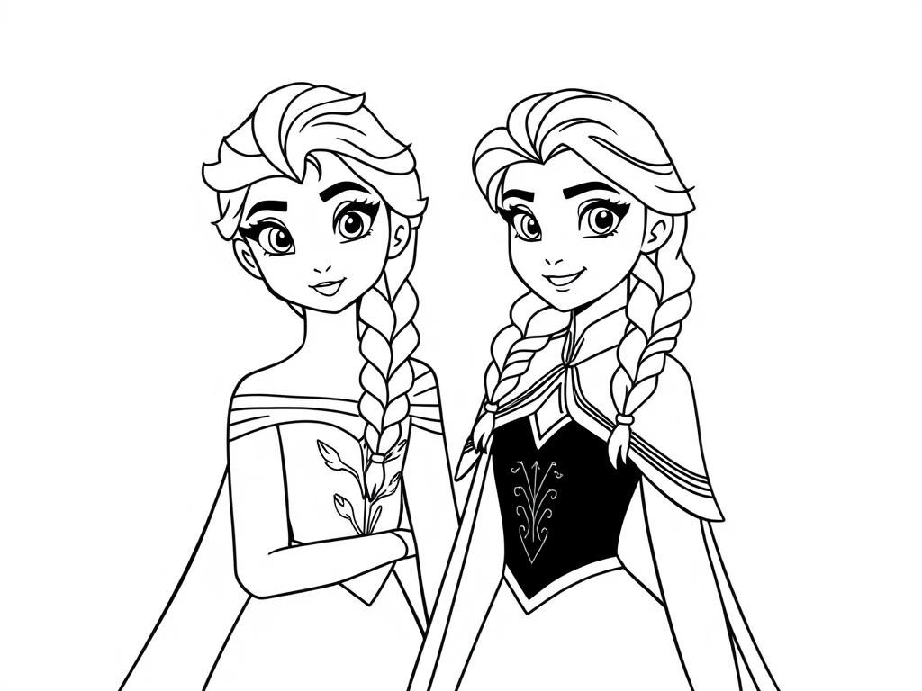 Preview of Anna and elsa