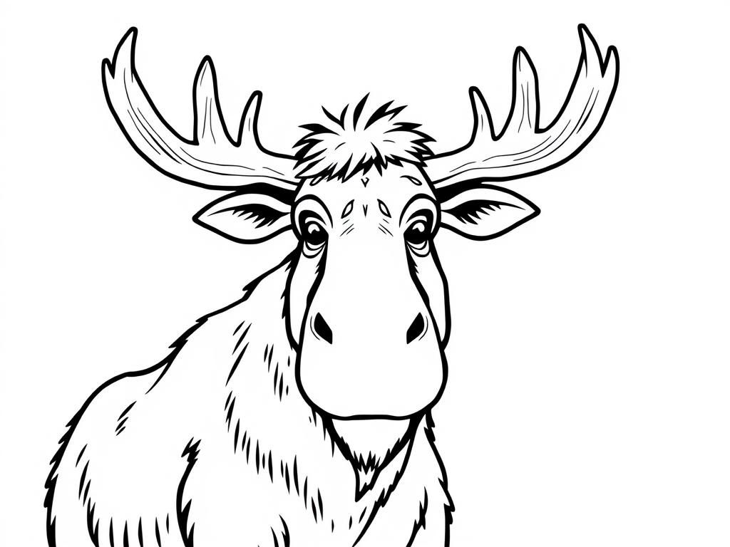 anthropomorphic moose