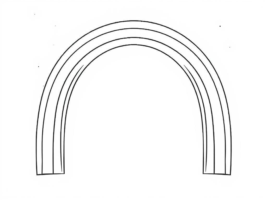 Rainbow Coloring Page