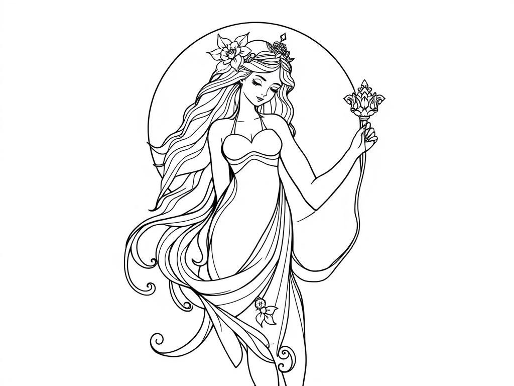 Preview of Art nouveau Artemis