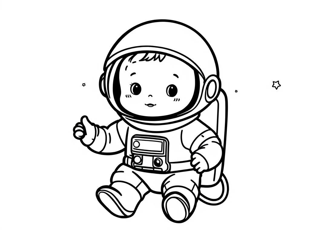 Preview of astronaut baby