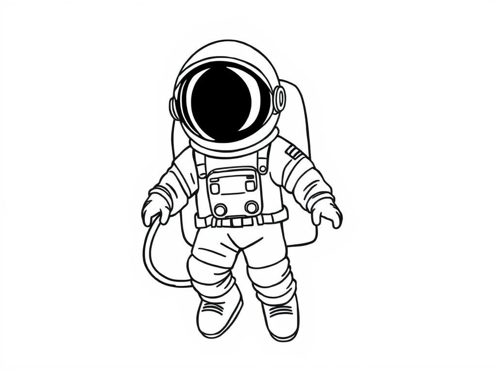 Astronaut Coloring Page