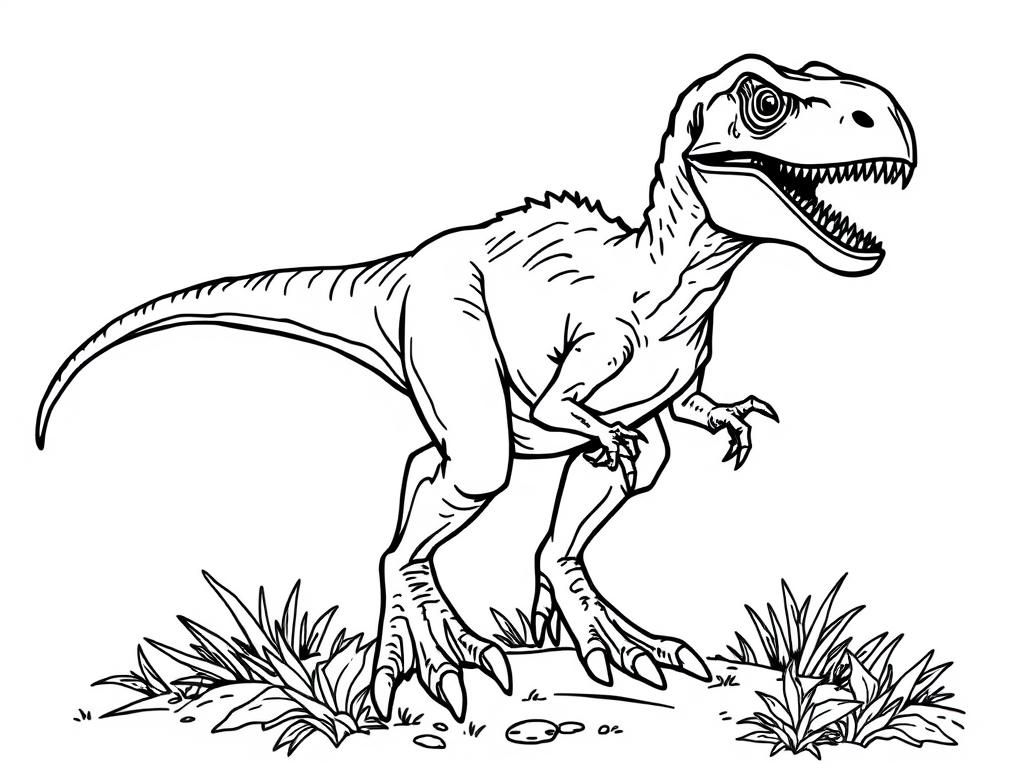 T-Rex Coloring Page: Unleash Your Creativity