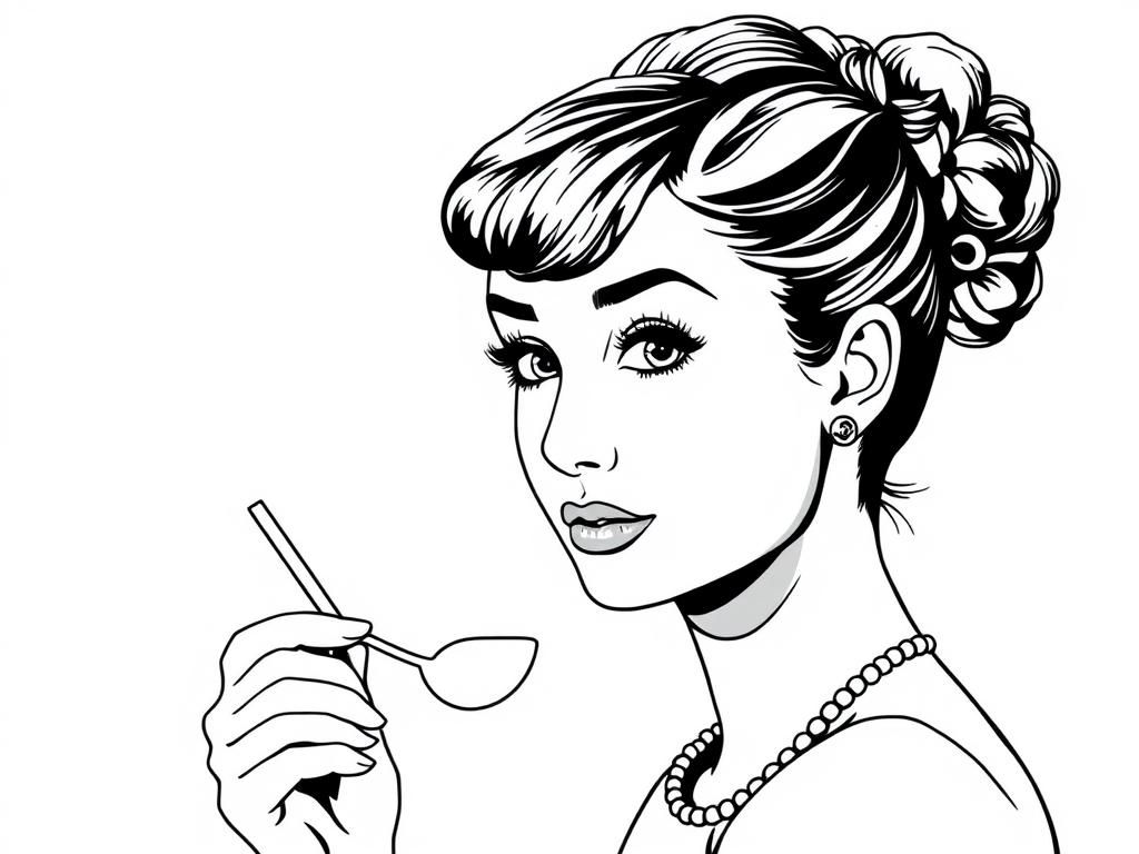 Portrait Coloring Page