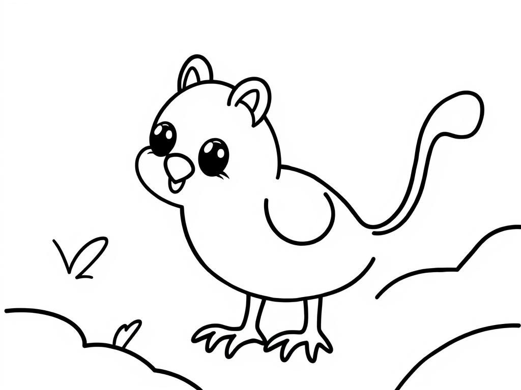 Bird Coloring Page
