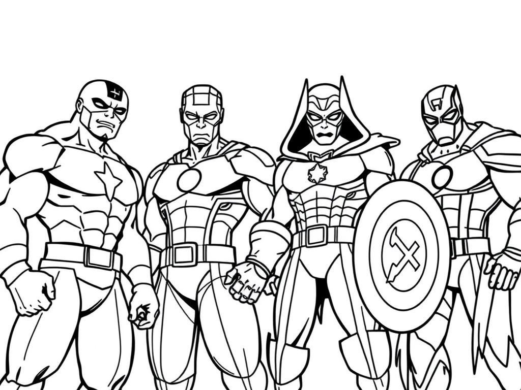 Preview of avengers team all men