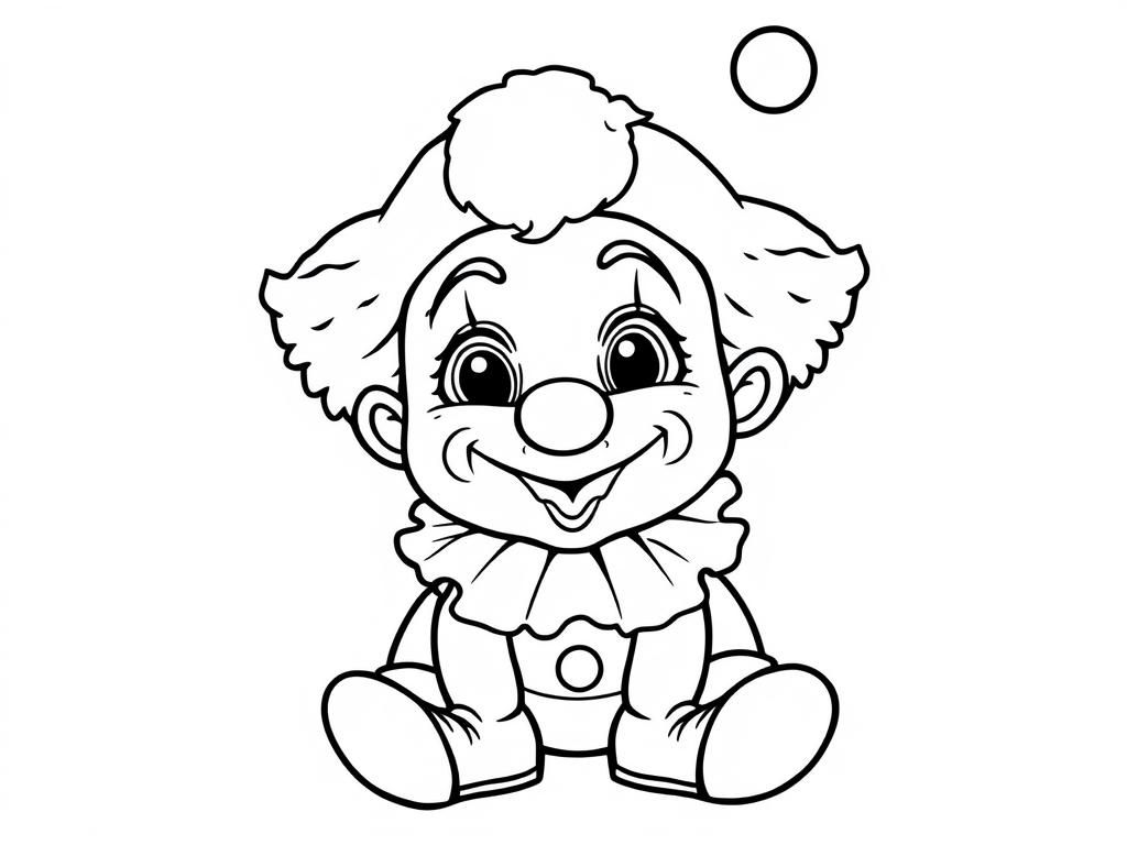 baby cute clown