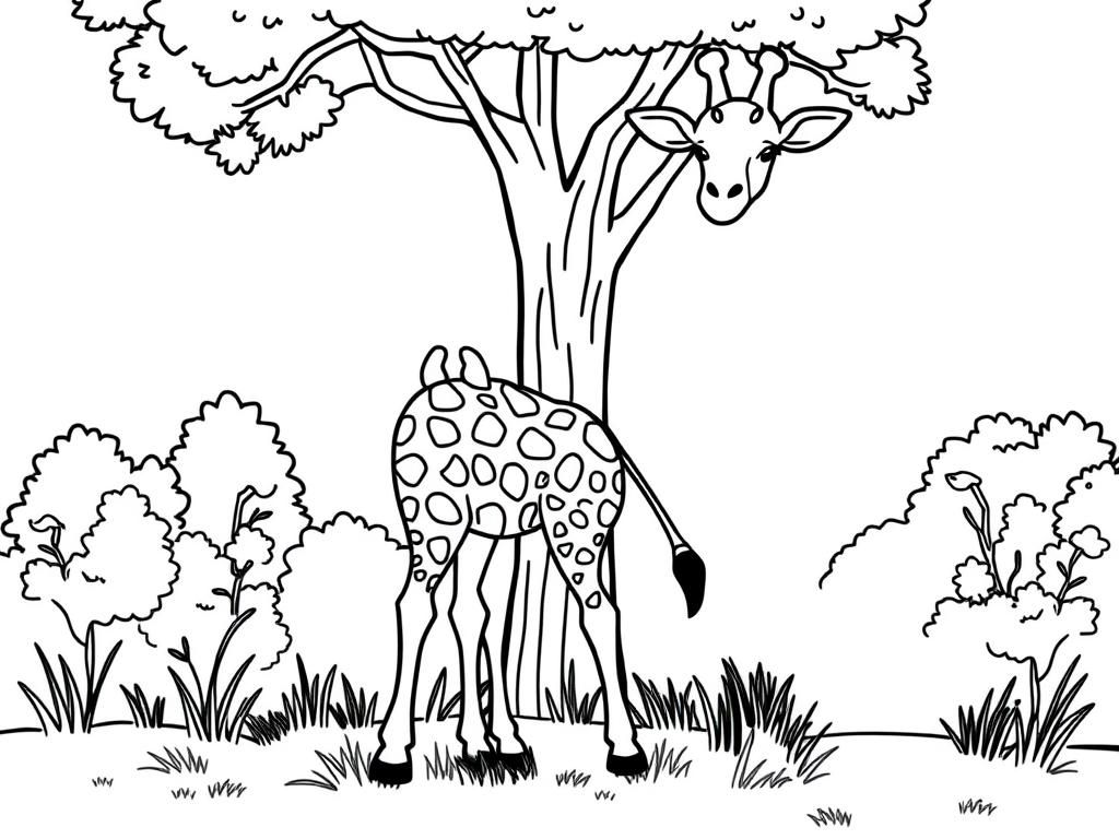 Wild Animals Coloring Page - Coloring Page