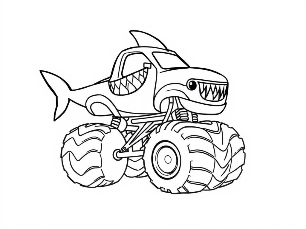Preview of baby shark monster truck