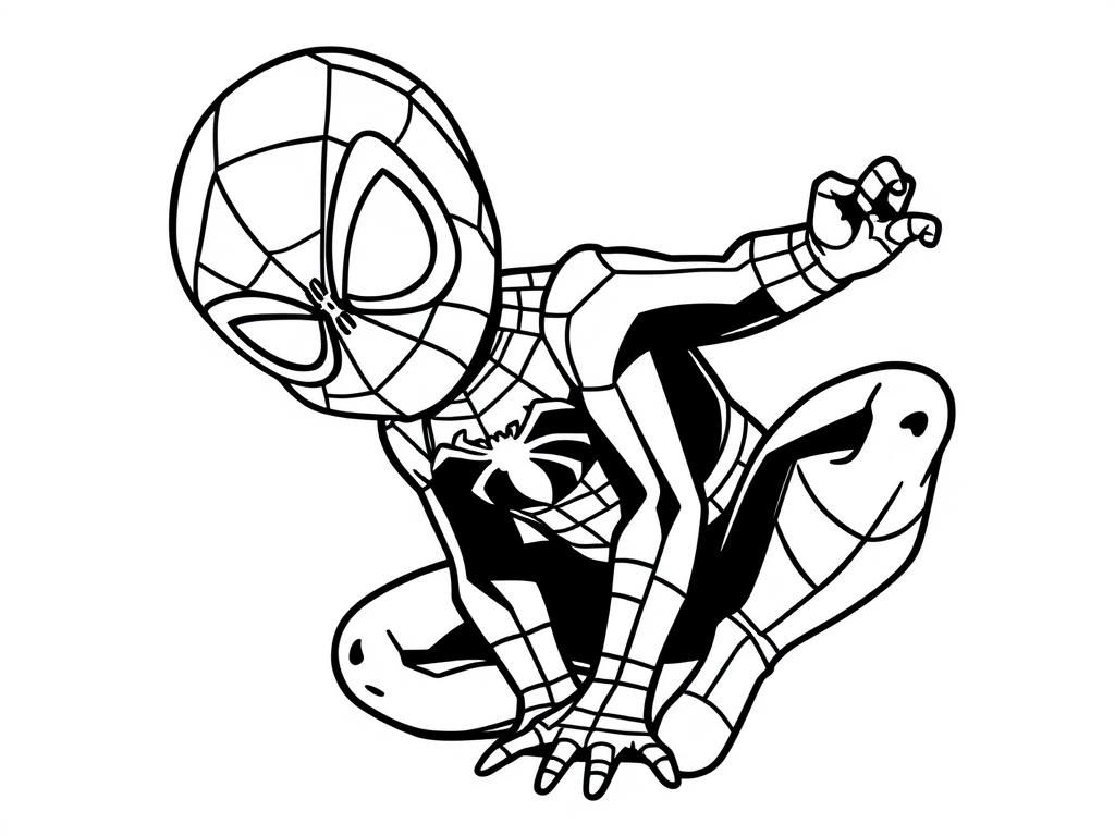 Spider-Man Coloring Page