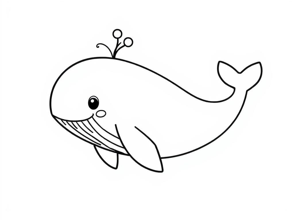 Whale Coloring Page