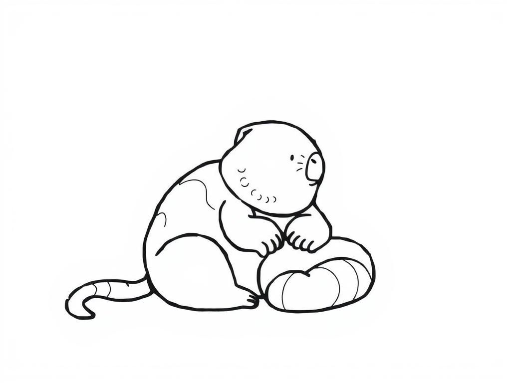 Bad life - Free Printable Coloring Page