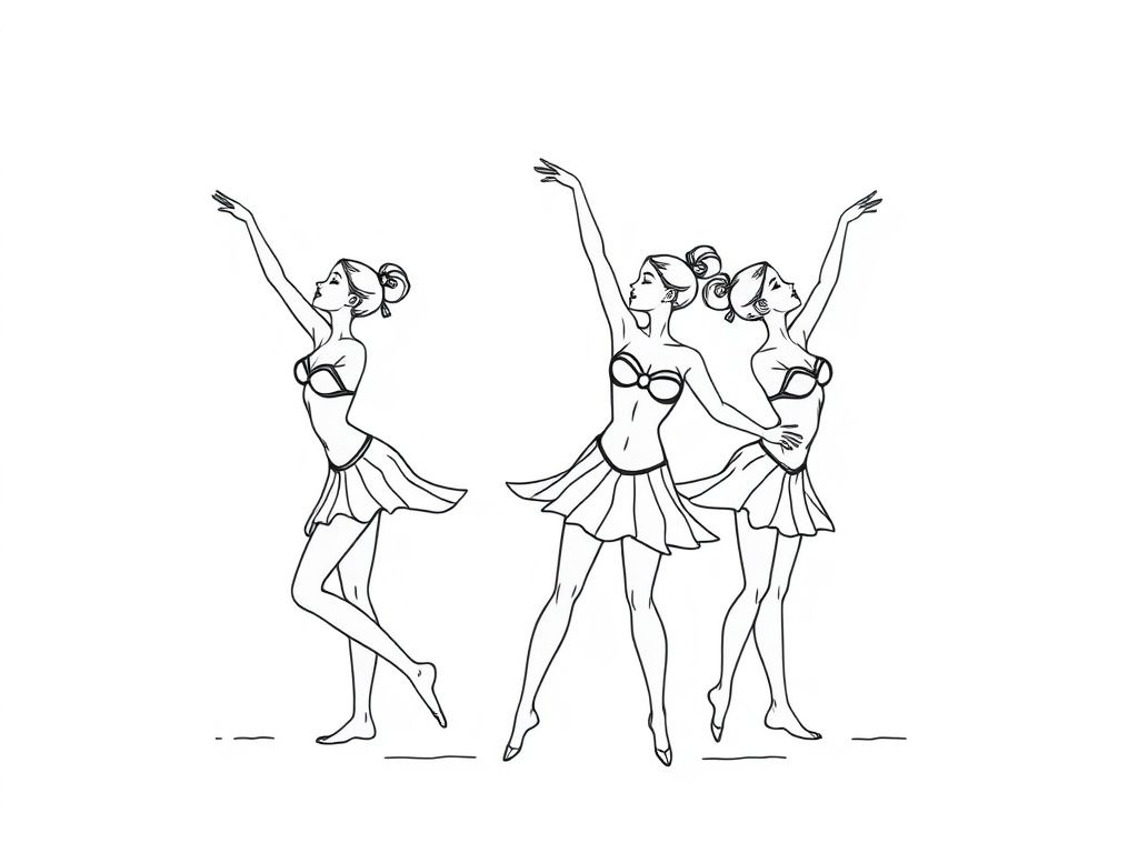 ballerina babes at the beach