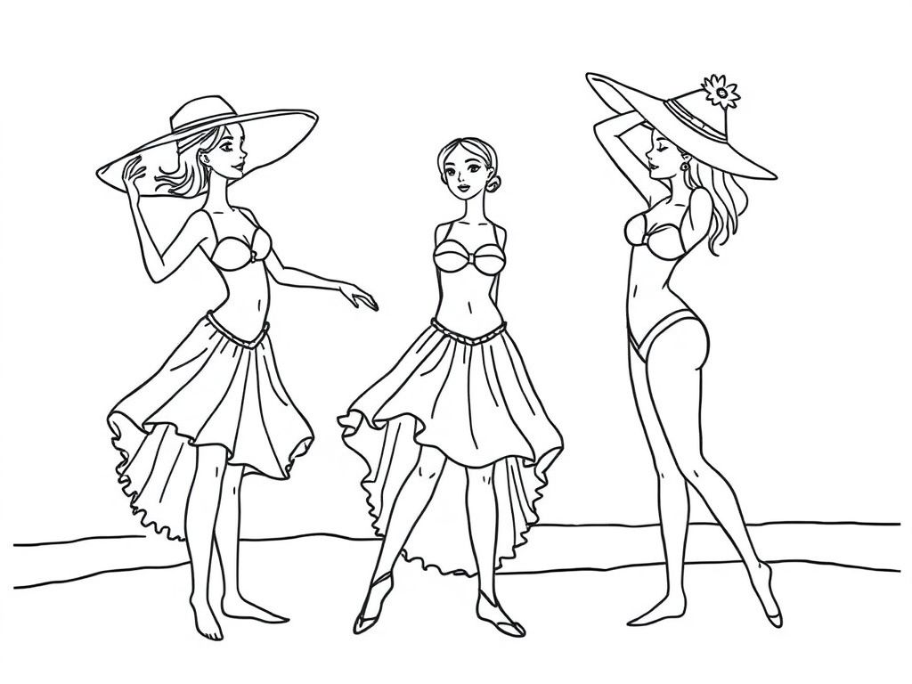 ballerina beach babes