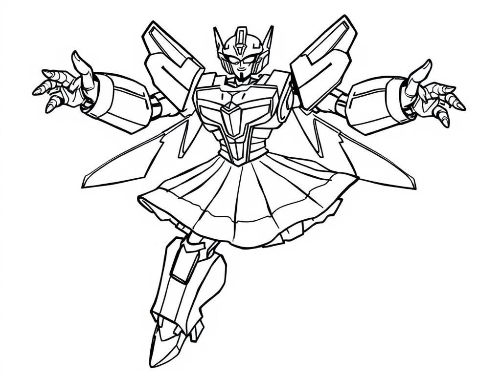 Robots Coloring Page