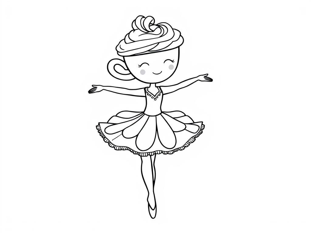 Ballet Coloring Page
