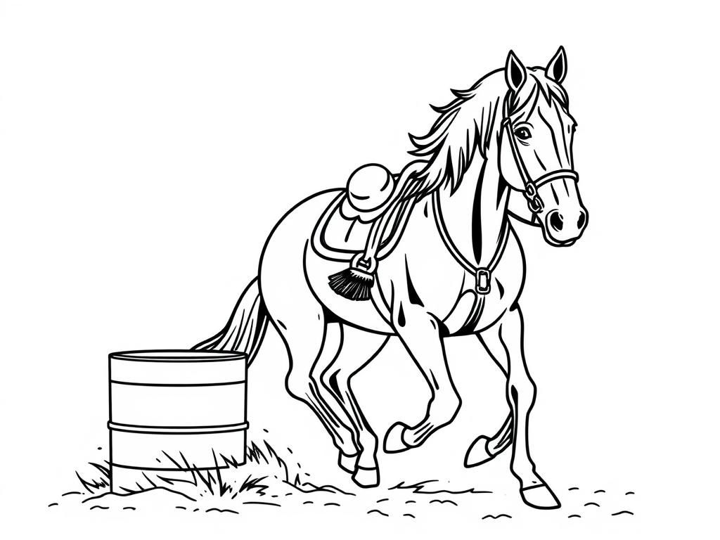 Horse Coloring Page