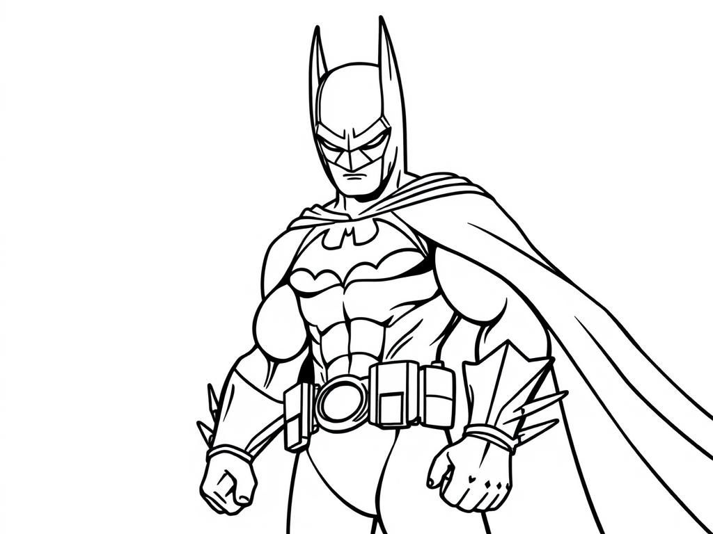 Batman - Free Printable Coloring Page