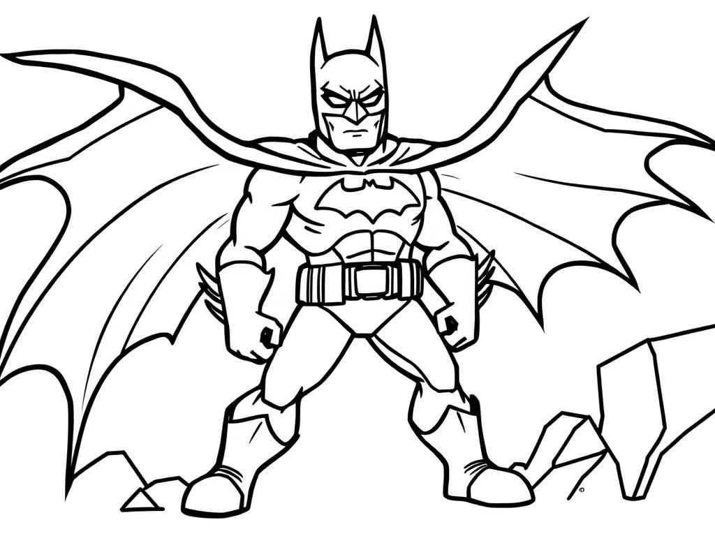 Batman Coloring Page