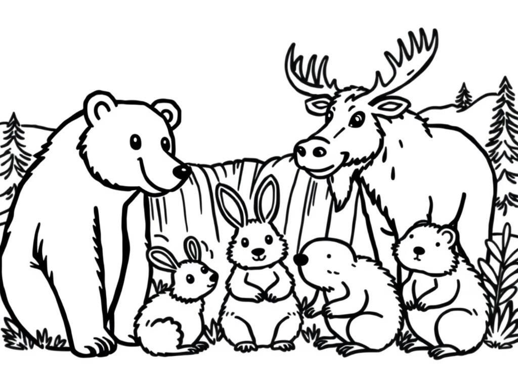 Preview of bear, moose, rabbit, beaver at niagara falls